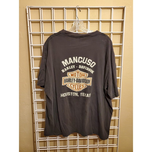 Vintage 80s 1988 Harley Davidson Rumble holoubek Motorcycle graphic T-shirt - Picture 7 of 9